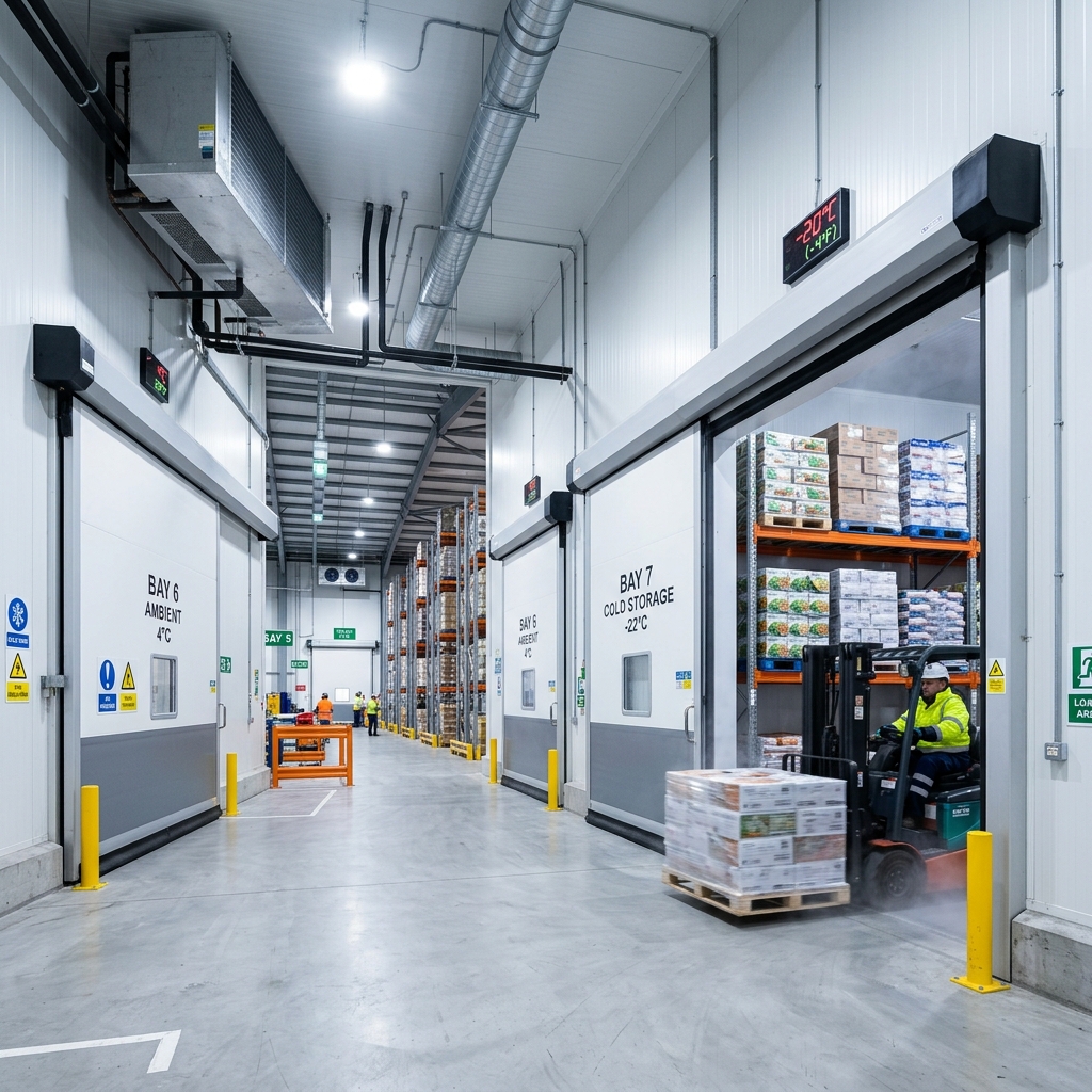 Cold storage industrial facility