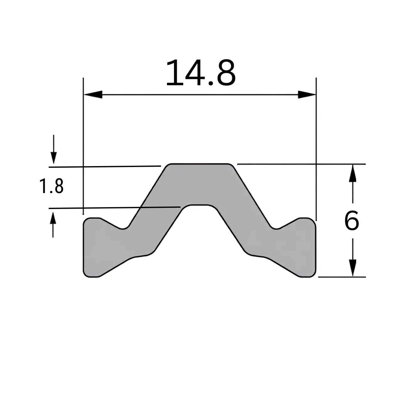 C14-8 Thermal Break Strip