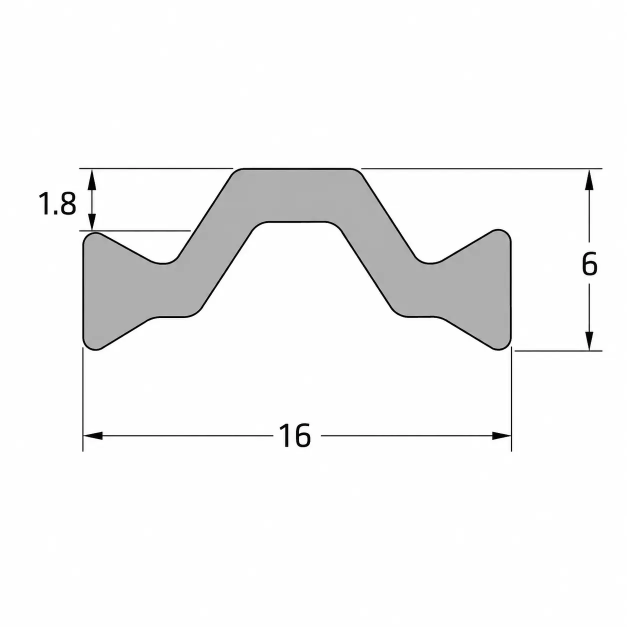 C16 Thermal Break Strip